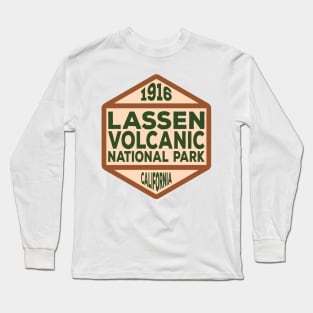 Lassen Volcanic National Park badge Long Sleeve T-Shirt